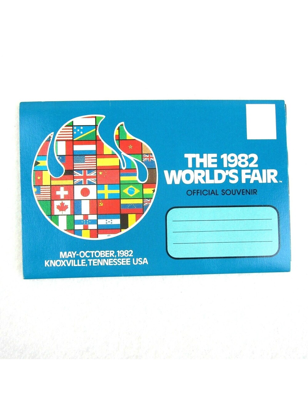 Vintage 1982 Knoxville Tennessee Worlds Fair Postcard Folder 12 Snapshots RARE